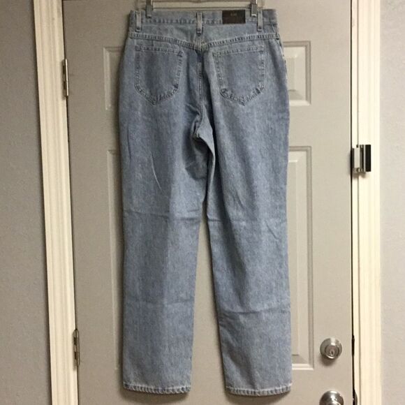 Vintage Lee Lightwash Blue Mom Jeans Size 12 32 x 31 - Picture 3 of 6